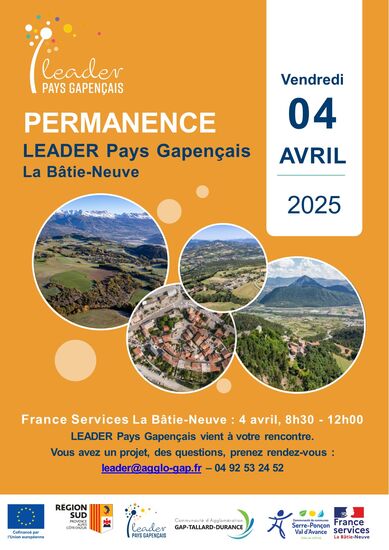 LEADER | PERMANENCE 4 AVRIL A LA BATIE-NEUVE